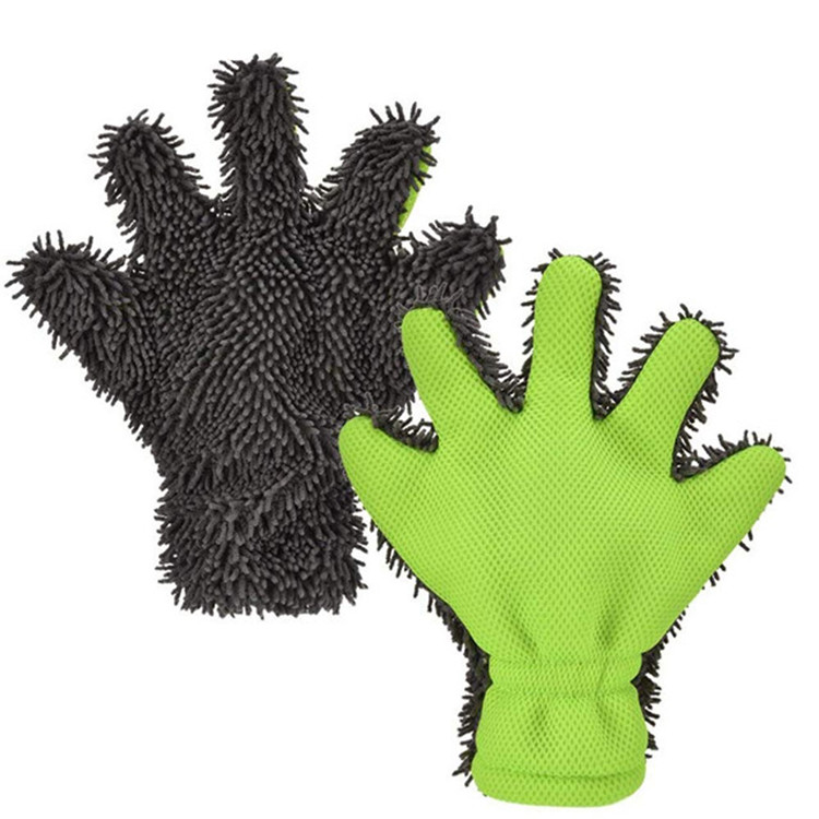 Five Finger Car Wash Glove Wash Mitt